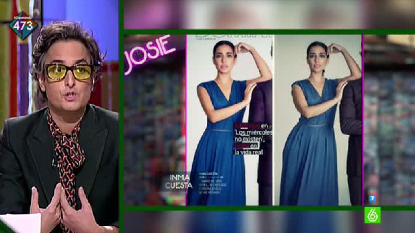 Josie comenta el retoque fotogr&aacute;fico de Inma Cuesta