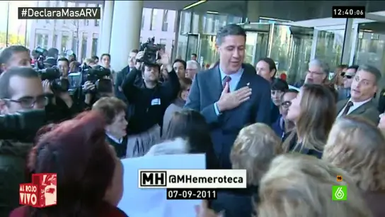 Xavier García Albiol, en su llegada al juzgado Xavier García Albiol, en su llegada al juzgado