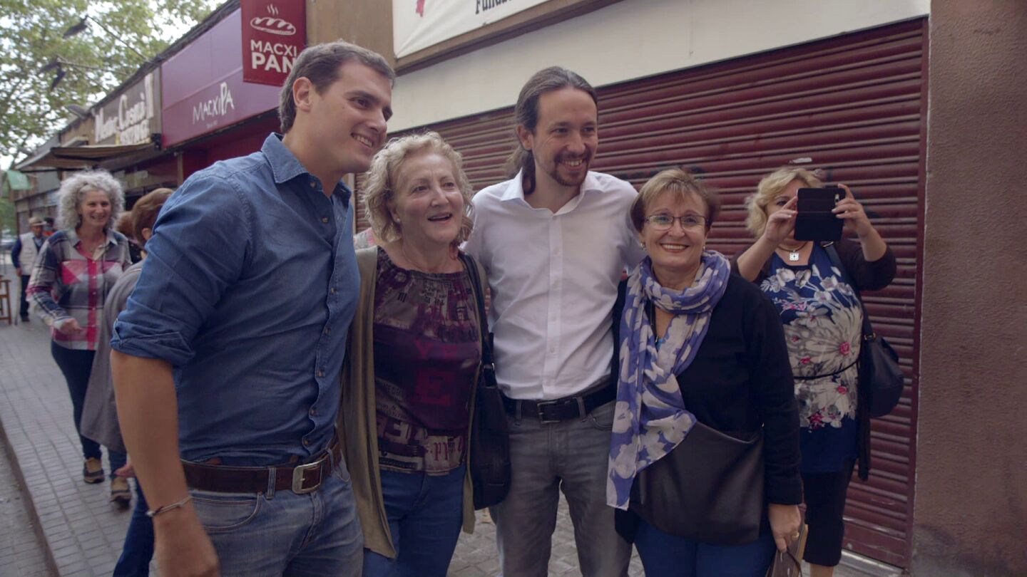 Albert Rivera y Pablo Iglesias reflejan c&oacute;mo ha cambiado un cara a cara electoral en Espa&ntilde;a