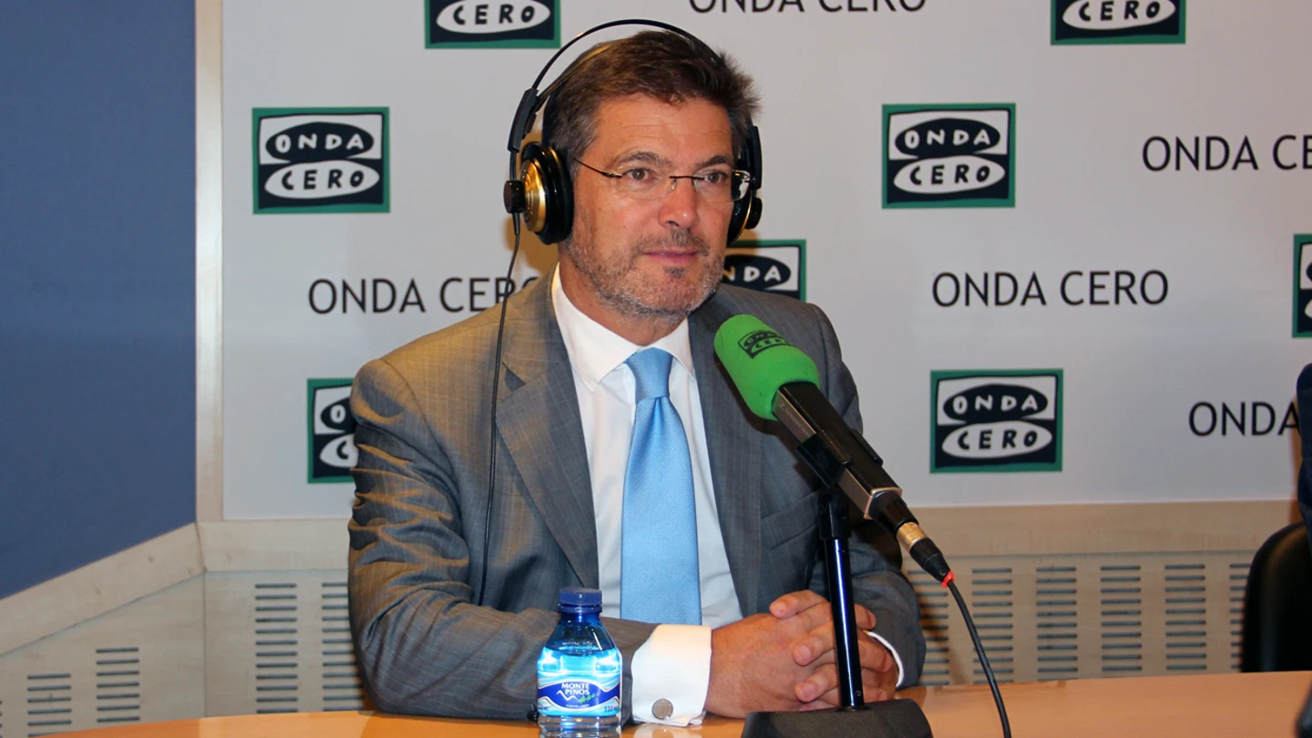 Rafael Catalá, durante una entrevista en Onda Cero Rafael Catalá, durante una entrevista en Onda Cero