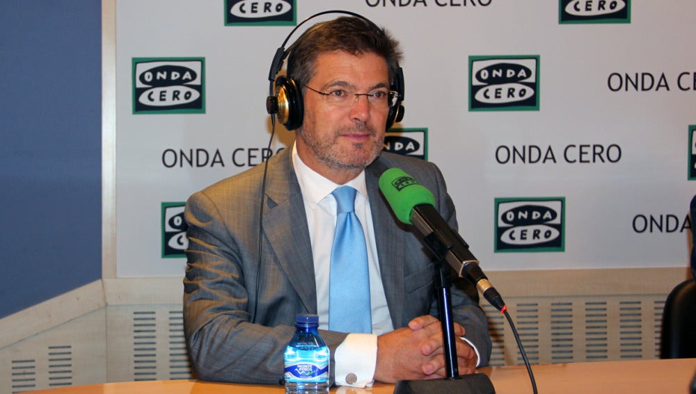 Rafael Catalá, durante una entrevista en Onda Cero
