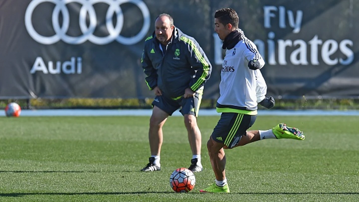 Rafa Benítez y Cristiano Ronaldo Rafa Benítez y Cristiano Ronaldo