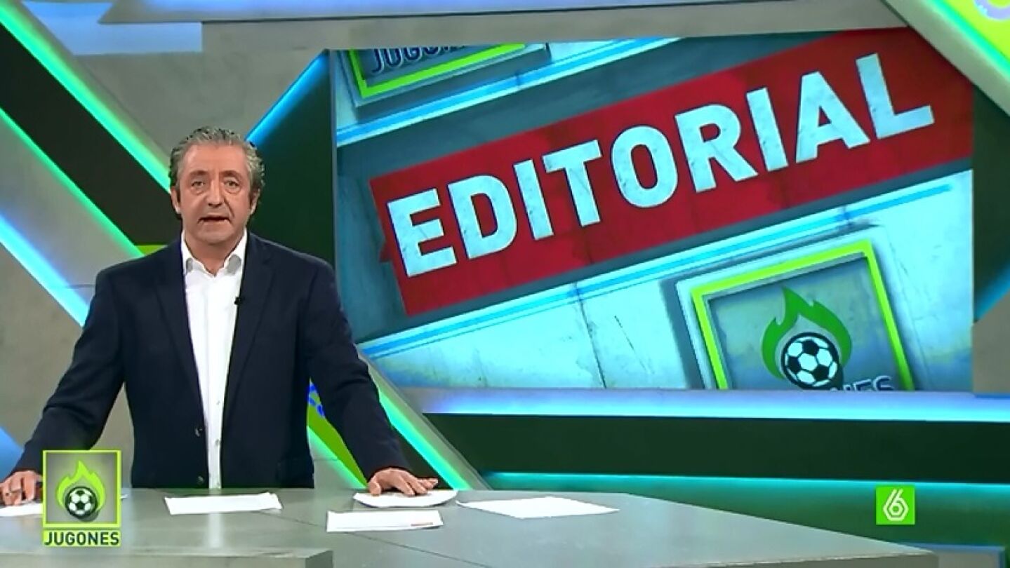 Josep Pedrerol editorial de Jugones