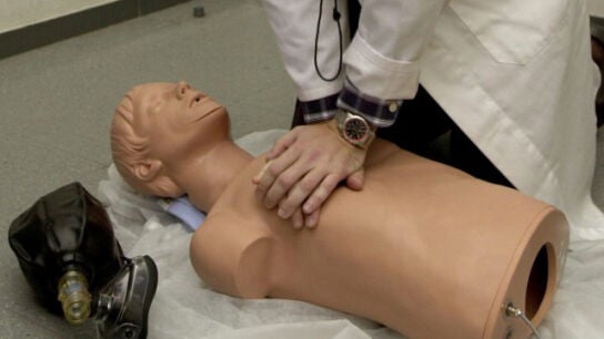 Maniobra de reanimaci&oacute;n cardiopulmonar