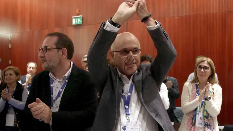 Duran Lleida, junto Ramón Espadale, cabeza de lista del partido en las pasadas elecciones catalanas Duran Lleida, junto Ramón Espadale, cabeza de lista del partido en las pasadas elecciones catalanas