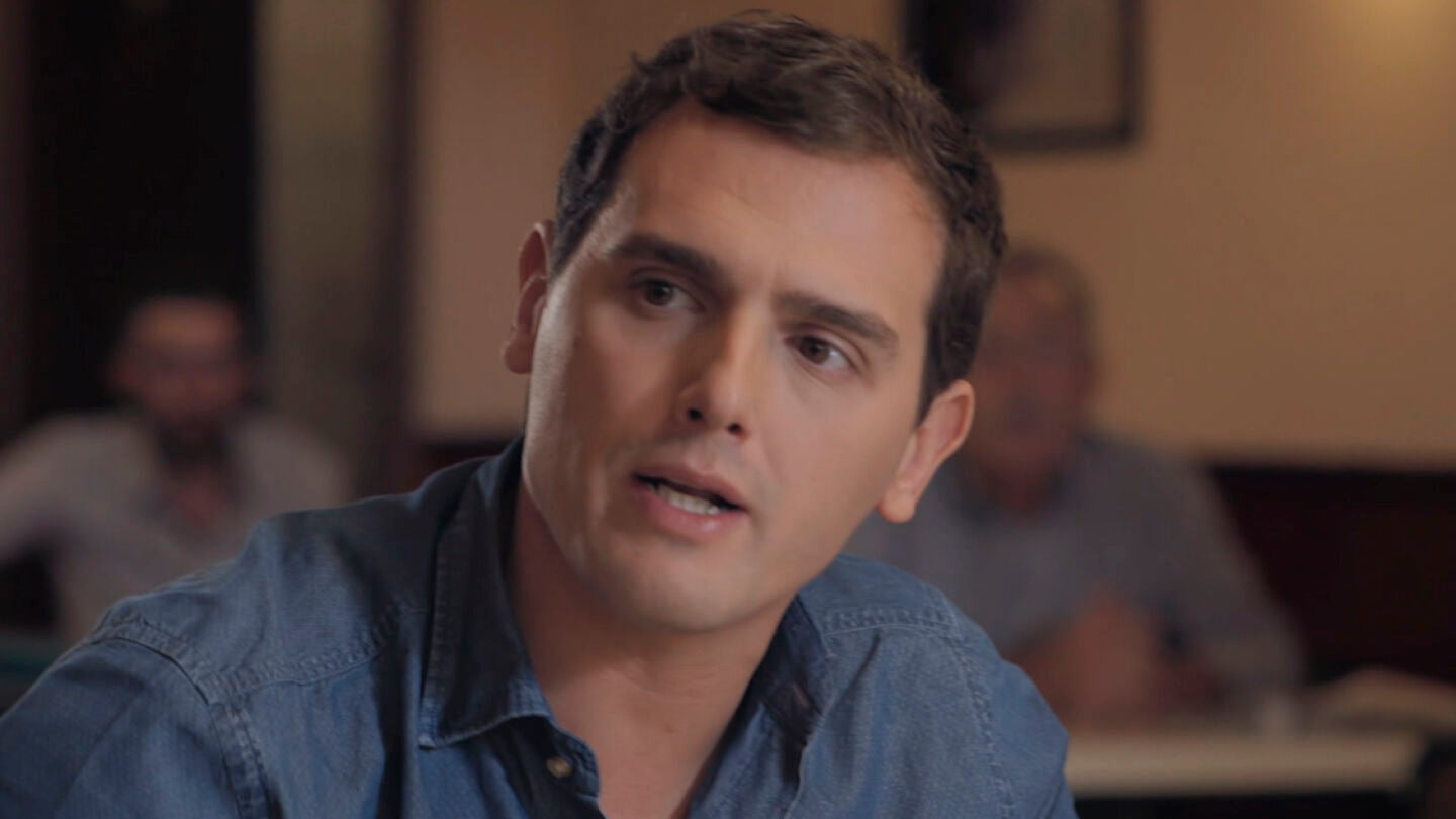Albert Rivera, en el cara a cara con Pablo Iglesias, en Salvados