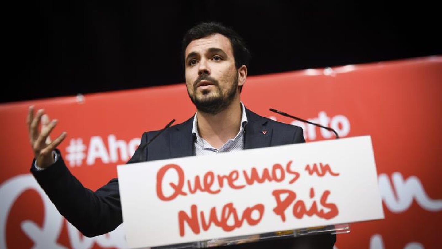 Alberto Garz&oacute;n se presenta a las primarias de Ahora en Com&uacute;n