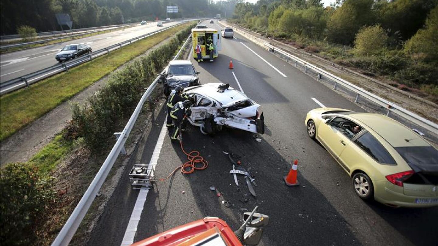 Ocho muertos y tres heridos en las carreteras espa&ntilde;olas este fin de semana