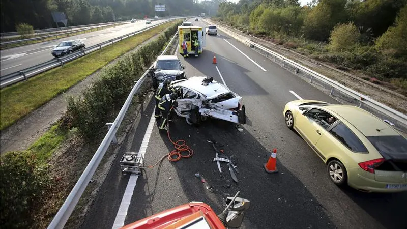 Ocho muertos y tres heridos en las carreteras españolas este fin de semana