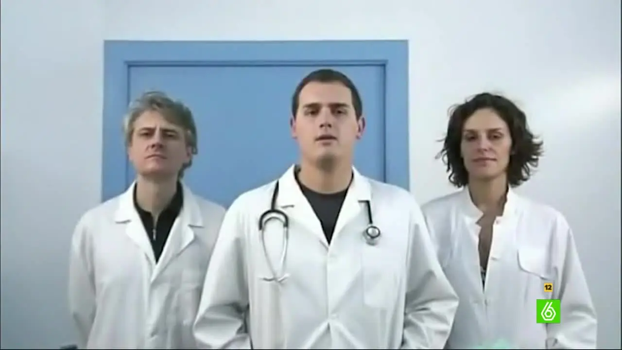 Albert Rivera en un vídeo electoral de 2008 Albert Rivera en un vídeo electoral de 2008