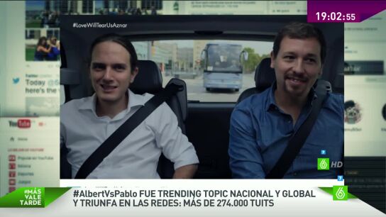 Pablo Iglesias y Albert Rivera en un meme