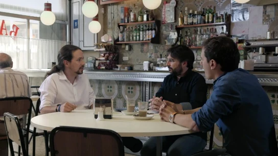 Iglesias, Évole y Albert en Salvados Iglesias, Évole y Albert en Salvados