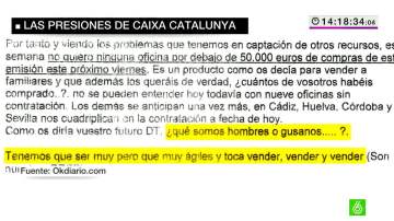 Presiones de Caixa Catalunya para vender preferentes