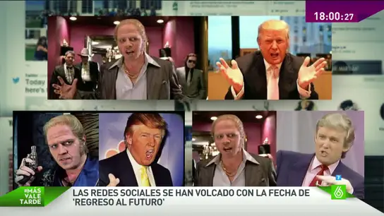Donald Trump en regreso al futuro Donald Trump en regreso al futuro