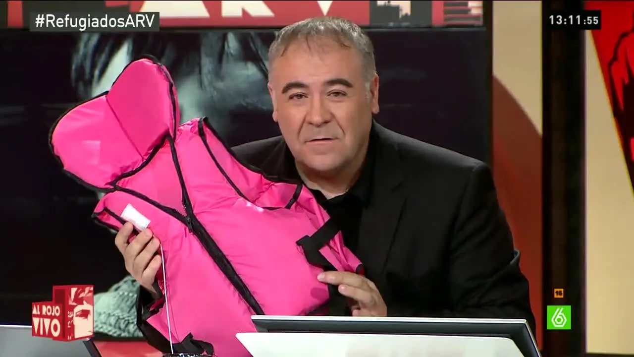Antonio García Ferreras con un chaleco