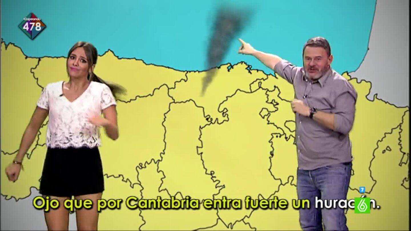 Cristina Pedroche y Miki Nadal bailan dando el tiempo