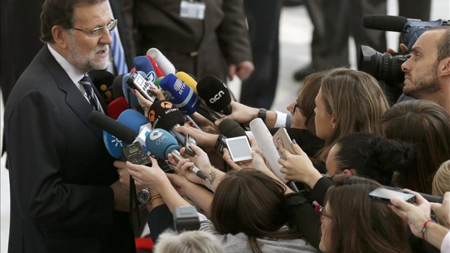 El presidente del Gobierno y del Partido Popular, Mariano Rajoy