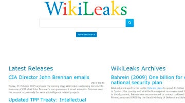 Página de Wikileaks