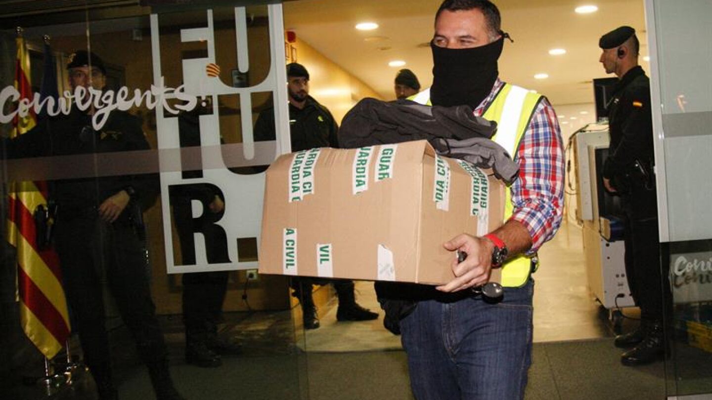Documentaci&oacute;n incautada de CDC