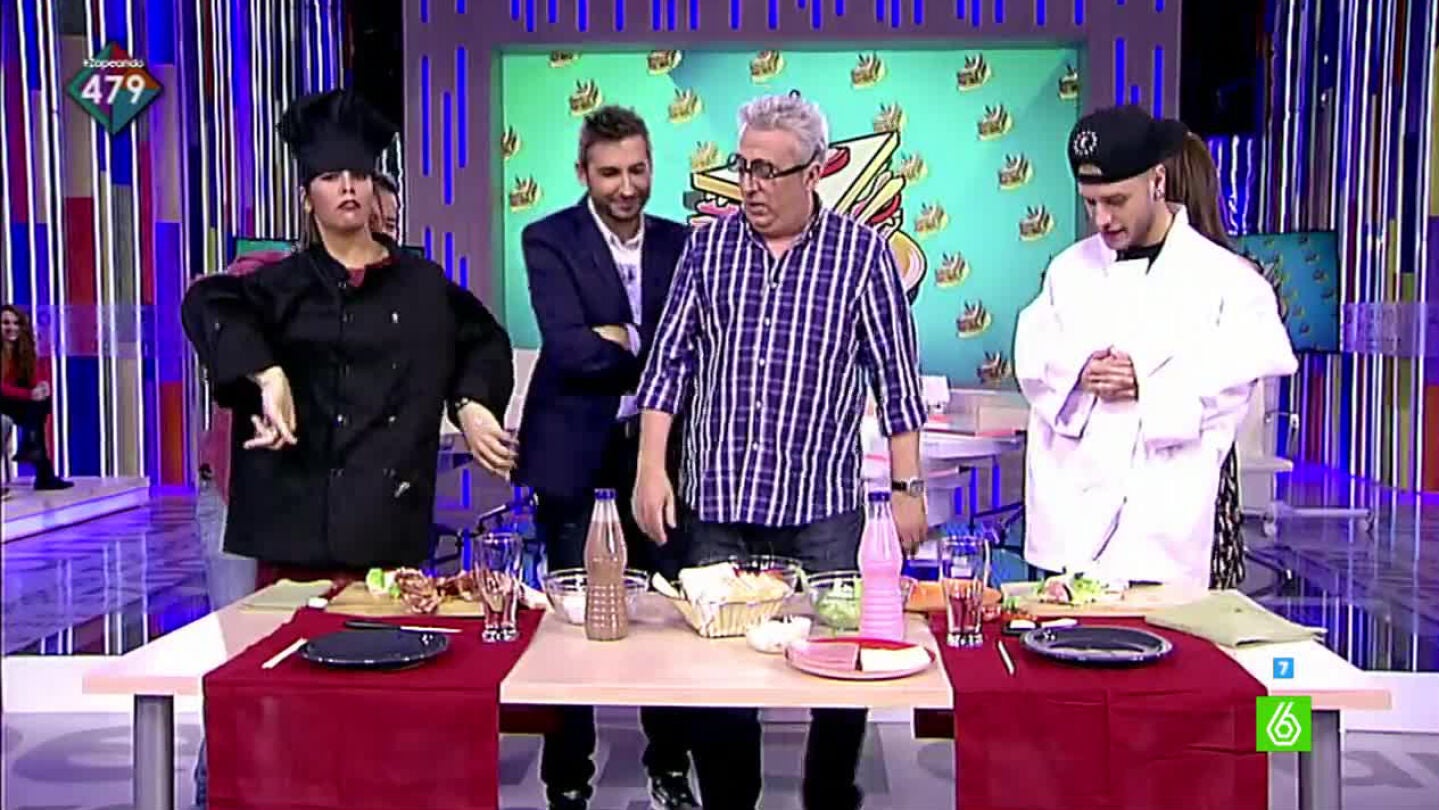 Los zapeadores juegan a Sandwich Club con Adri&aacute;n Rodr&iacute;guez