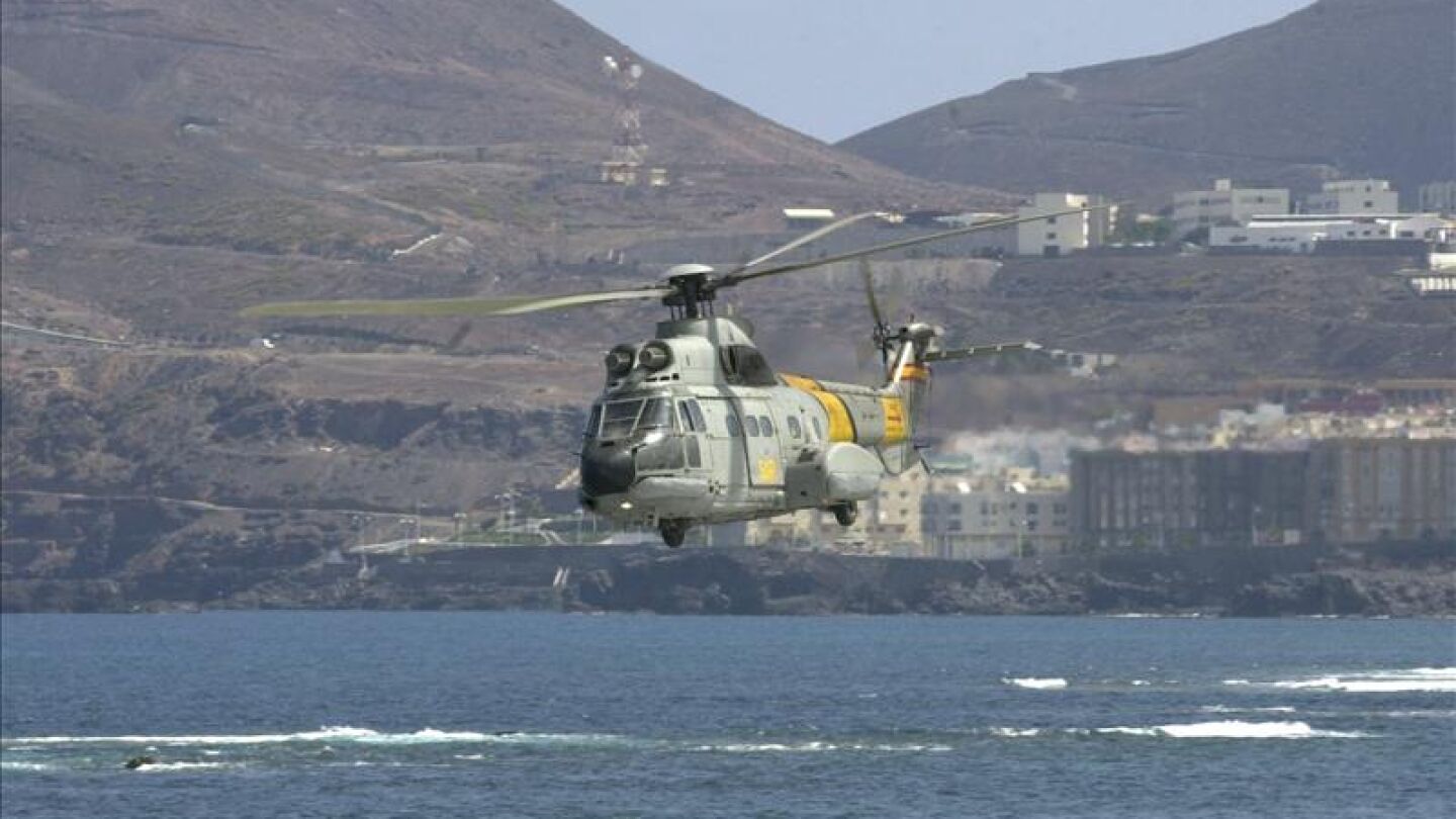 Trabajos de b&uacute;squeda de los militares desaparecidos en el atl&aacute;ntico