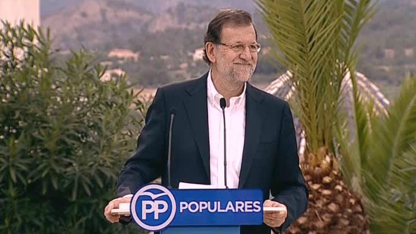 Mariano Rajoy, presidente del Gobierno, en un acto en Alicante