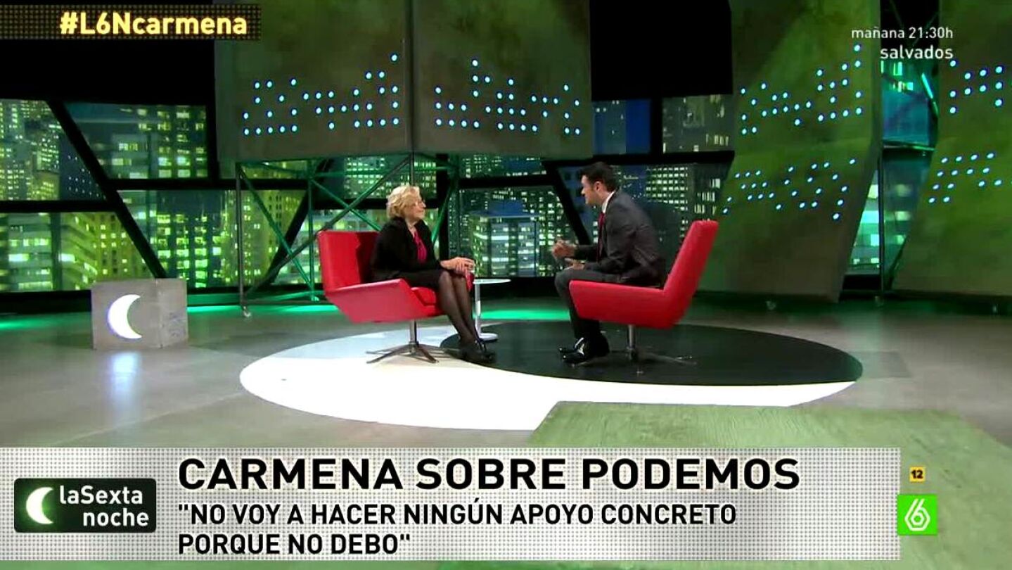 Carmena e I&ntilde;aki L&oacute;pez
