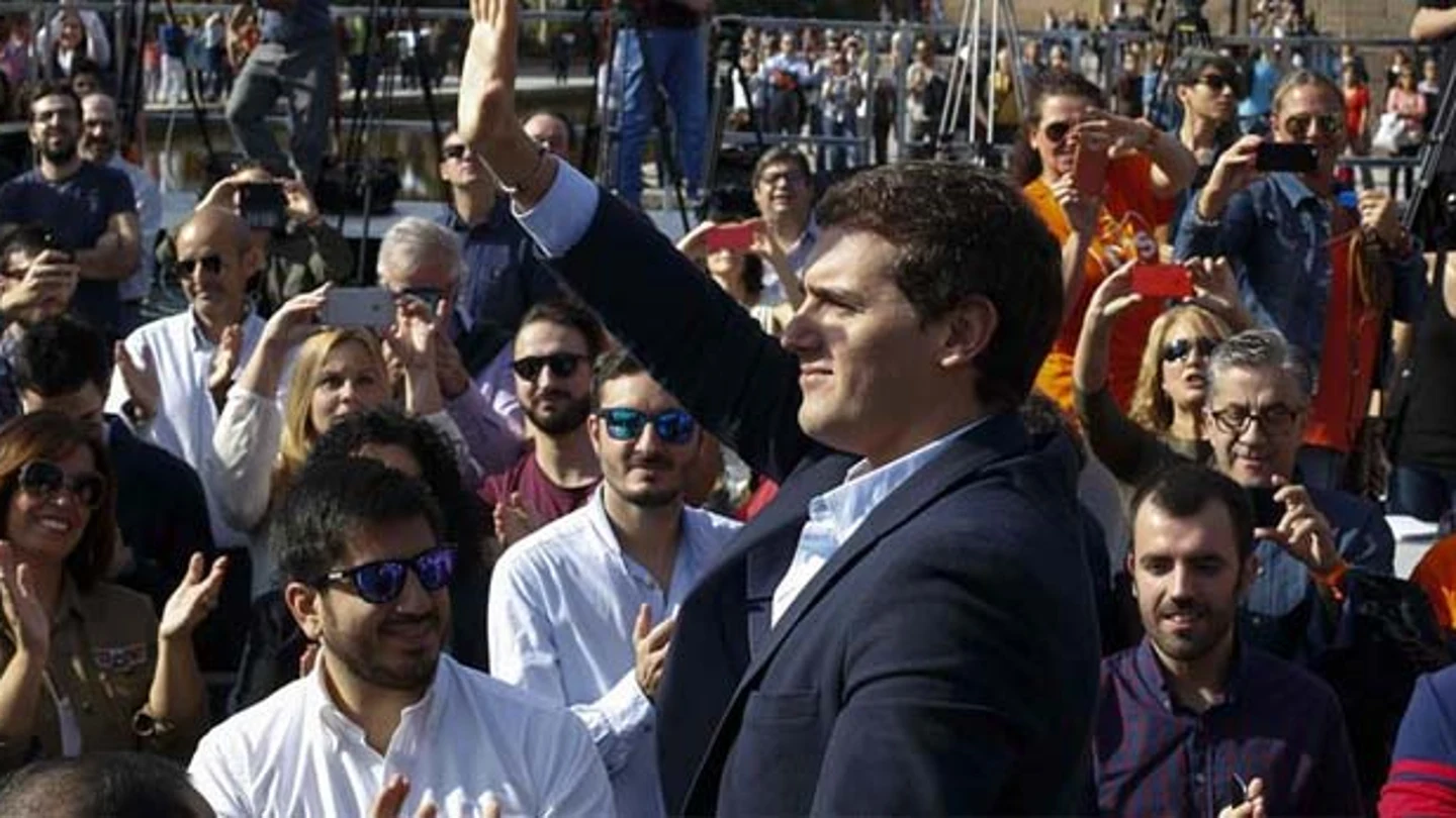 Albert Rivera en un acto de Ciudadanos Albert Rivera en un acto de Ciudadanos