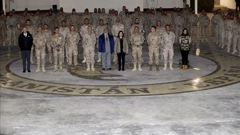 Las Fuerzas Armadas españolas arriaron bandera en la base afgana de Herat