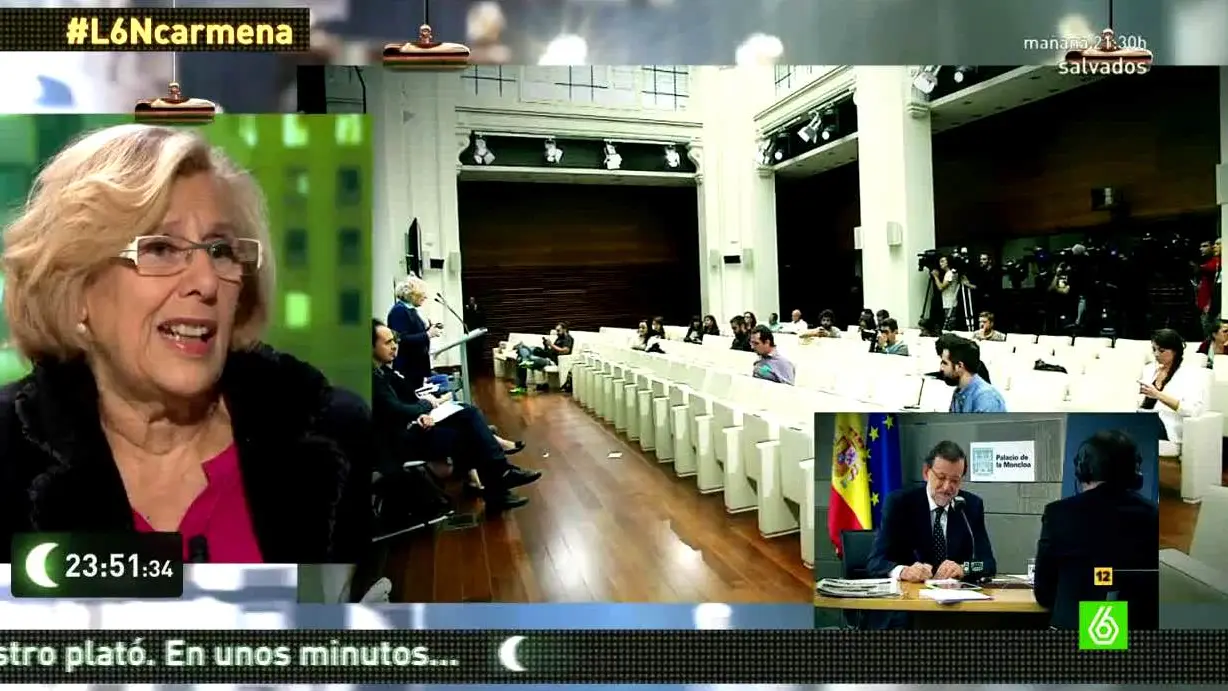 Carmena habla de sus propuestas Carmena habla de sus propuestas