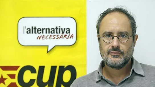 Antonio Baños, candidato de la CUP Antonio Baños, candidato de la CUP