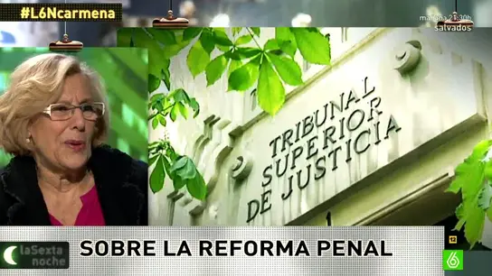 Carmena habla como jueza Carmena habla como jueza