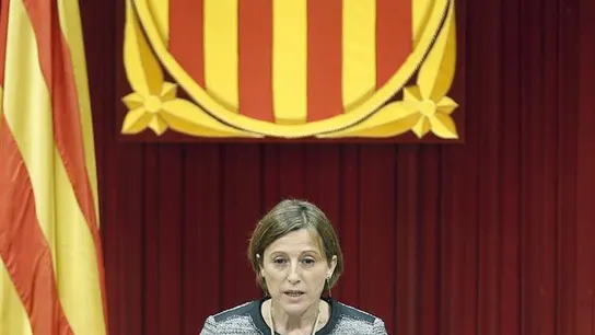 La nueva presidenta del Parlament, Carme Forcadell (Junts pel Sí) La nueva presidenta del Parlament, Carme Forcadell (Junts pel Sí)