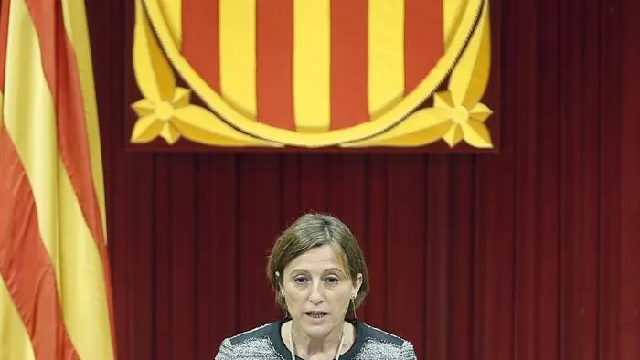 La nueva presidenta del Parlament, Carme Forcadell (Junts pel Sí) La nueva presidenta del Parlament, Carme Forcadell (Junts pel Sí)