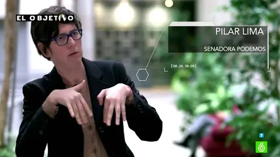 Pilar Lima, senadora de Podemo Pilar Lima, senadora de Podemo