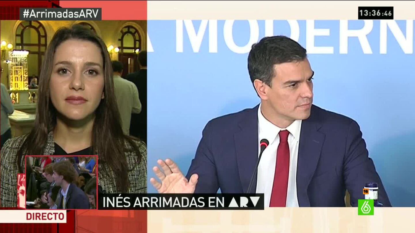 In&eacute;s Arrimadas duplex sanchez