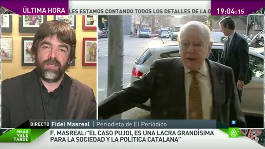 El periodista Fidel Masreal, en Más Vale Tarde El periodista Fidel Masreal, en Más Vale Tarde