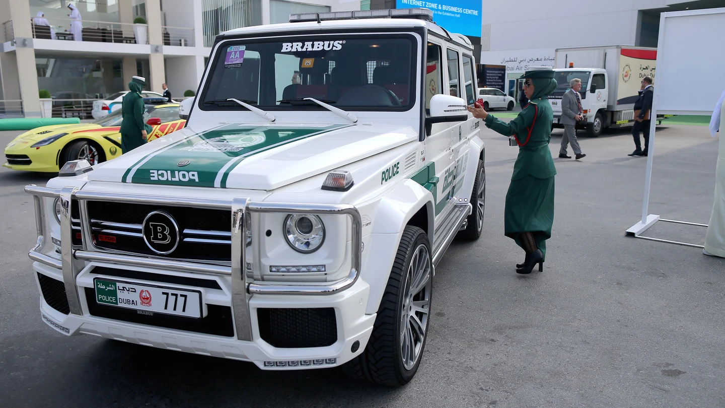 Coche de Policía de Dubai Coche de Policía de Dubai