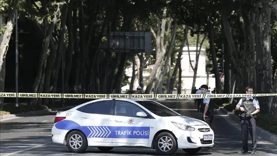 Agentes de la policía turca Agentes de la policía turca