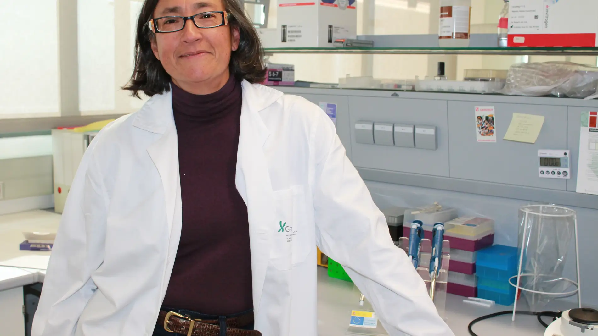 La investigadora de GENYO Marta Alarcón