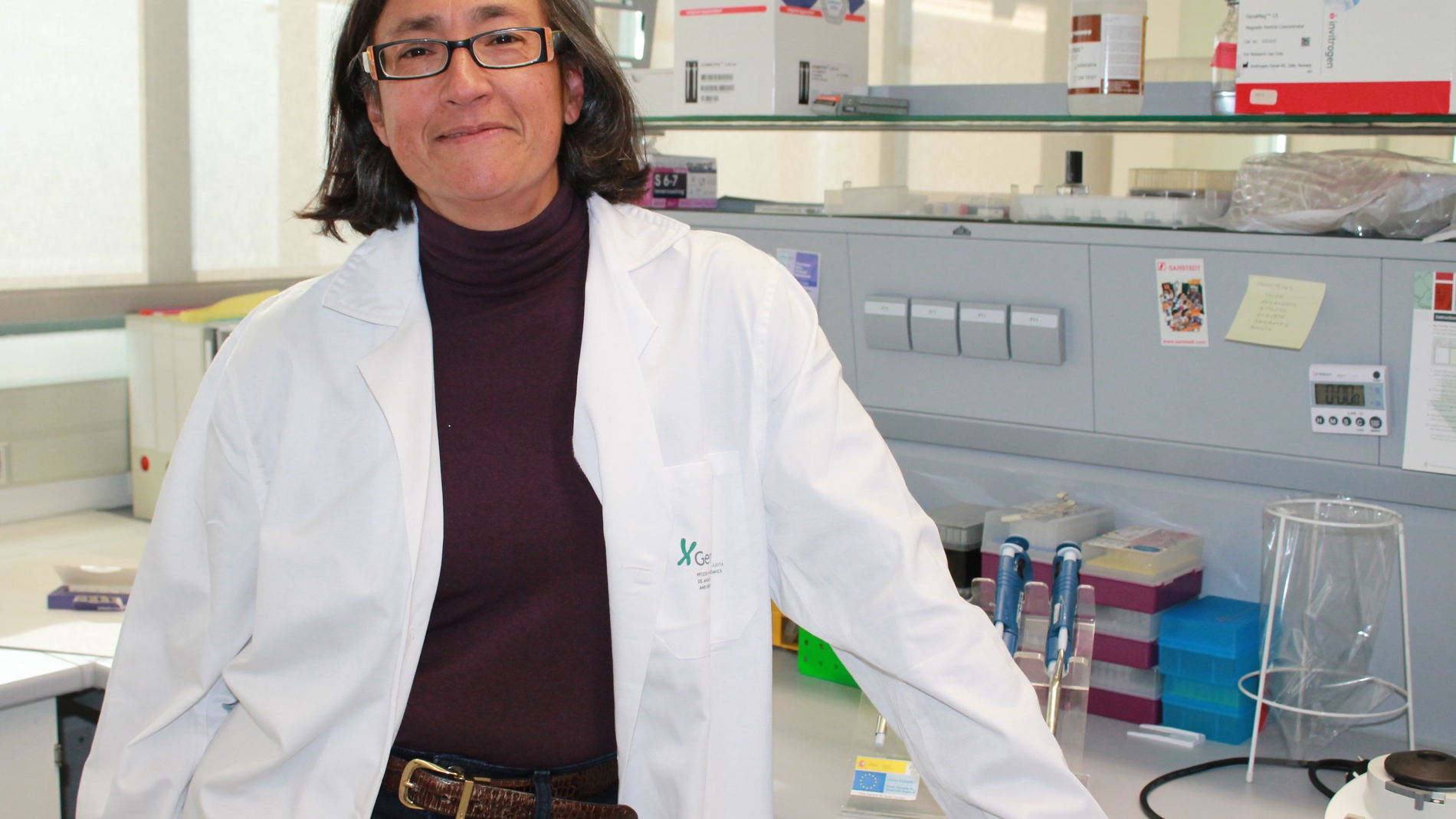 La investigadora de GENYO Marta Alarcón