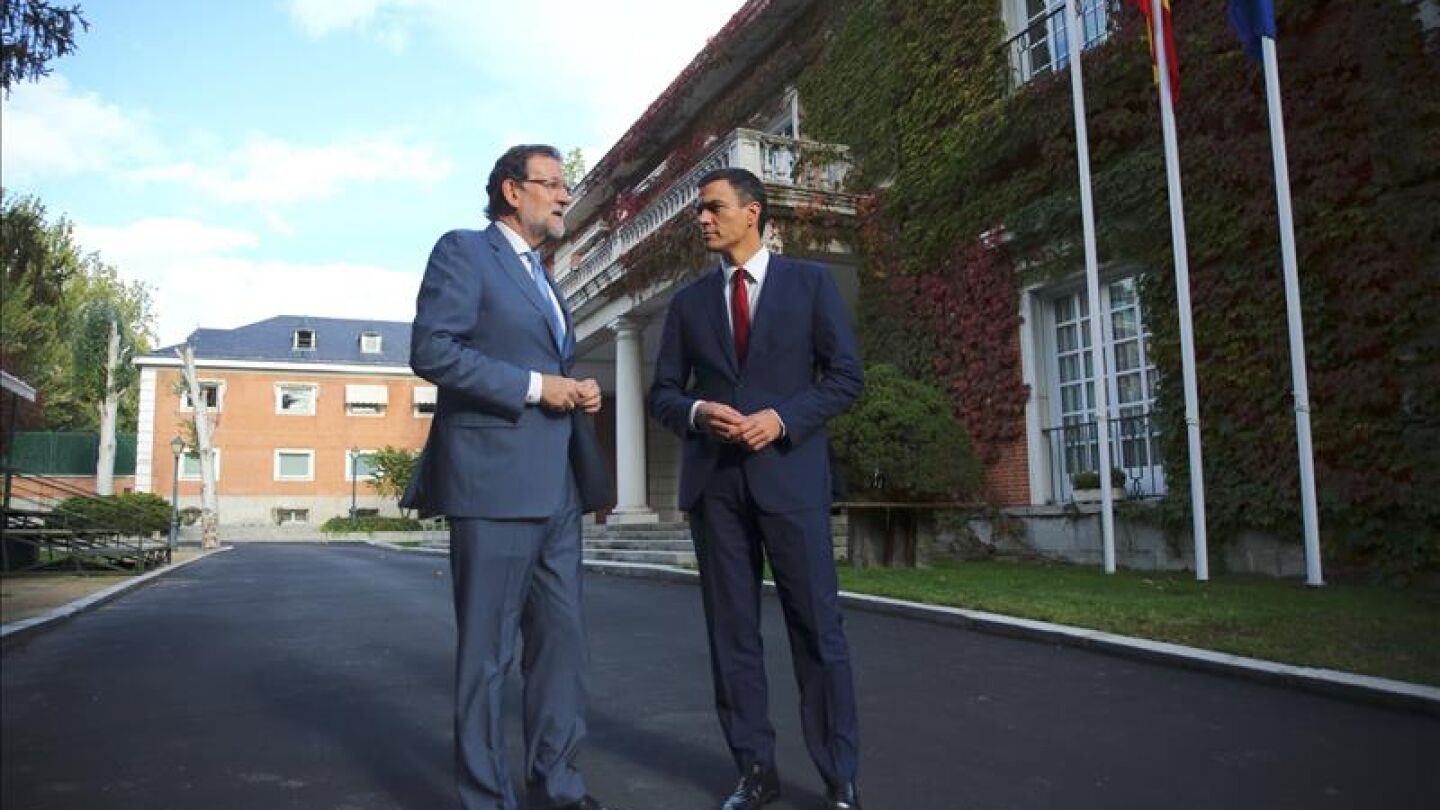  El presidente del Gobierno y el secretario general del PSOE