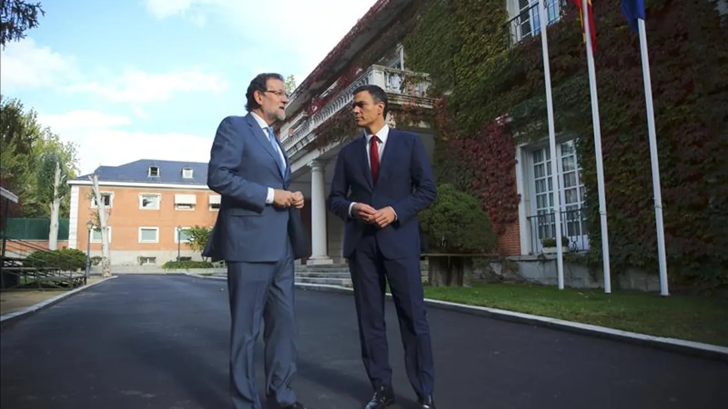 El presidente del Gobierno y el secretario general del PSOE El presidente del Gobierno y el secretario general del PSOE