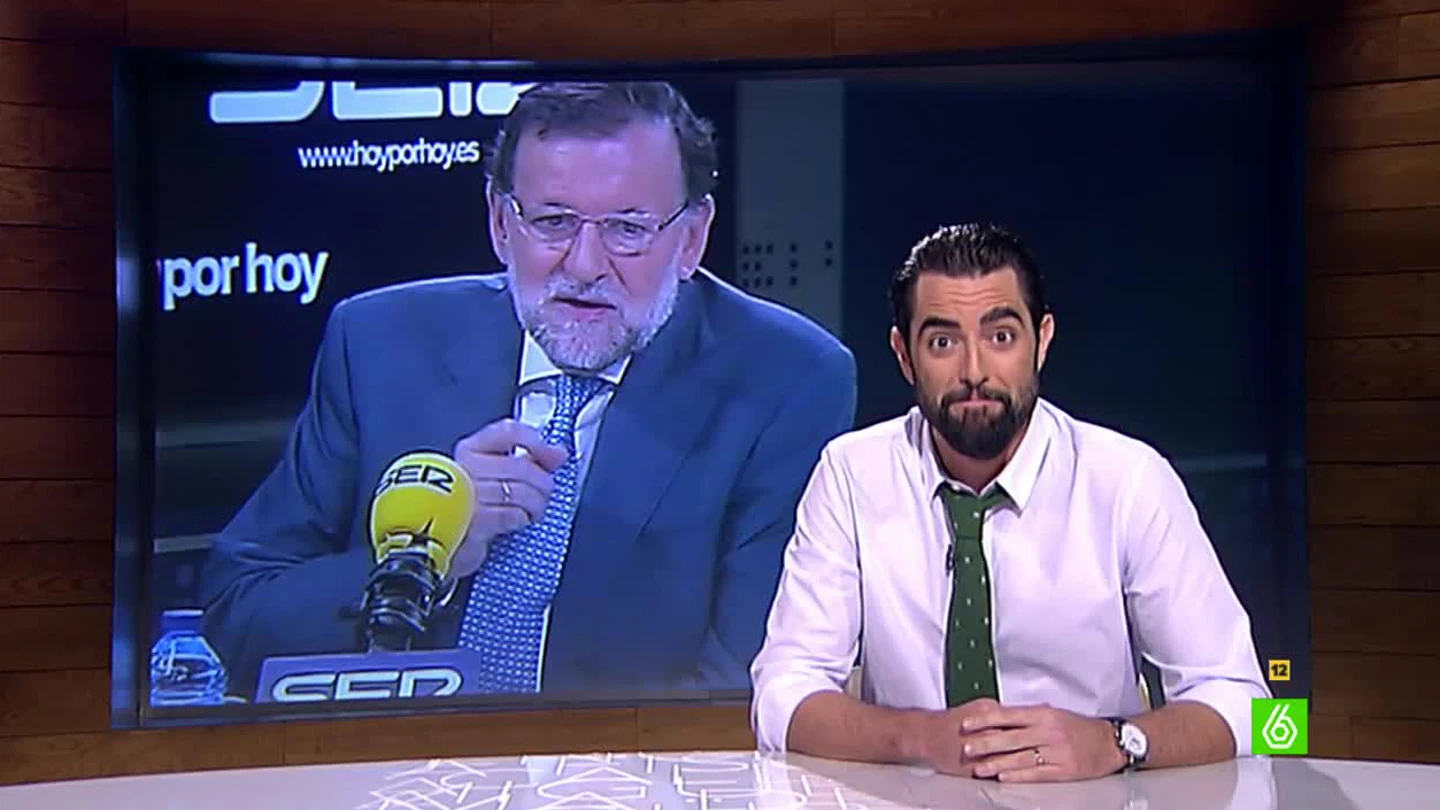Dani Mateo analiza las palabras de Rajoy sobre Cataluña Dani Mateo analiza las palabras de Rajoy sobre Cataluña