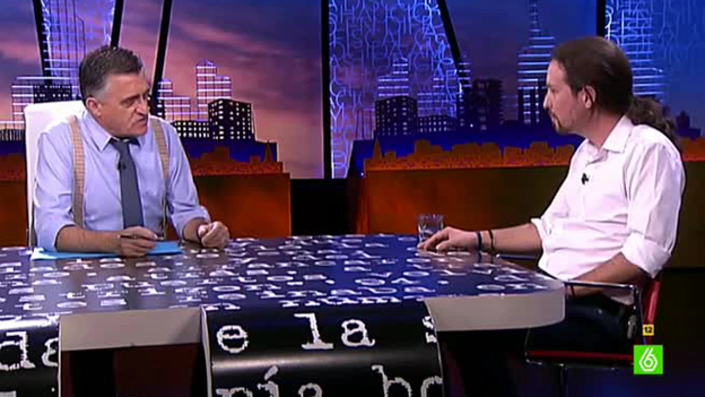 Pablo Iglesias visita El Intermedio Pablo Iglesias visita El Intermedio