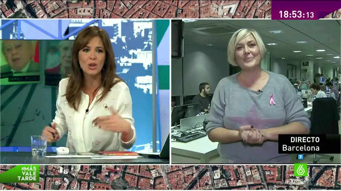 La periodista Mayka Navarro, en Más Vale Tarde La periodista Mayka Navarro, en Más Vale Tarde