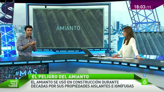 Explicación sobre los riesgos del contacto con amianto Explicación sobre los riesgos del contacto con amianto