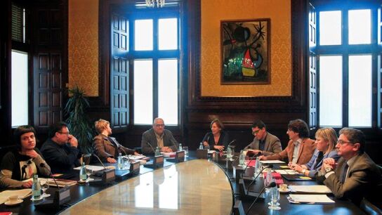 Reuni&oacute;n de la Mesa del Parlament