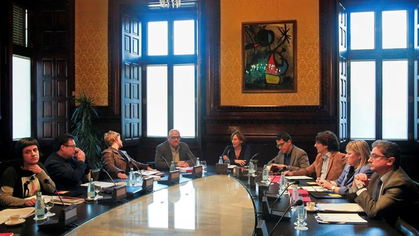 Reunión de la Mesa del Parlament Reunión de la Mesa del Parlament