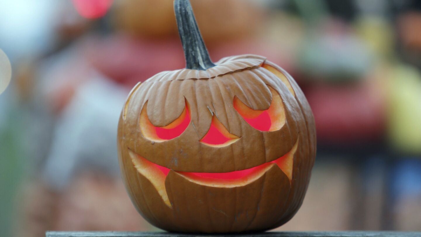 Calabaza t&iacute;pica de Halloween